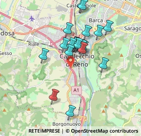Mappa Via Carlo Collodi Lorenzini, 40033 Casalecchio di Reno BO, Italia (1.574)