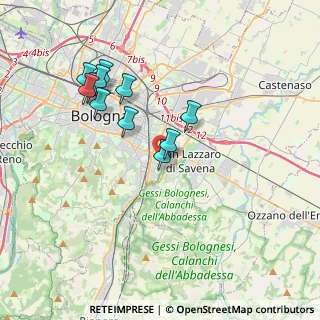 Mappa Via Corrado Mazzoni, 40139 Bologna BO, Italia (3.53)