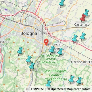 Mappa Via Corrado Mazzoni, 40139 Bologna BO, Italia (6.50538)