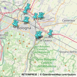Mappa Via Corrado Mazzoni, 40139 Bologna BO, Italia (3.85154)
