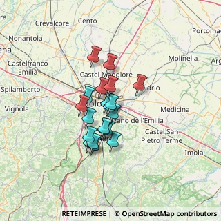 Mappa Via Corrado Mazzoni, 40139 Bologna BO, Italia (9.397)