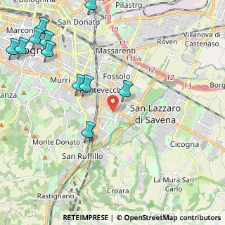 Mappa Via Corrado Mazzoni, 40139 Bologna BO, Italia (2.92818)