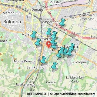 Mappa Via Corrado Mazzoni, 40139 Bologna BO, Italia (1.33267)