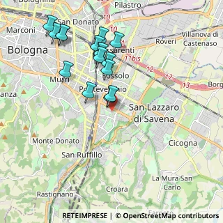 Mappa Via Corrado Mazzoni, 40139 Bologna BO, Italia (2.05125)