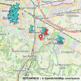 Mappa Via Corrado Mazzoni, 40139 Bologna BO, Italia (3.267)