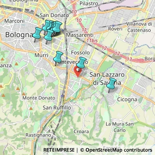 Mappa Via Corrado Mazzoni, 40139 Bologna BO, Italia (2.37667)