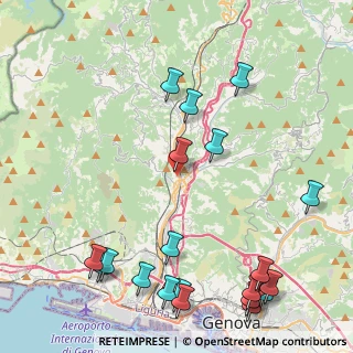 Mappa Via Romairone 10 Centro Comm. L'Aquilone, 16163 Genova GE, Italia (5.8235)