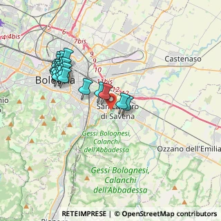 Mappa Via Cracovia, 40139 Bologna BO, Italia (3.9465)