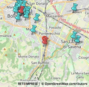 Mappa Via delle Armi, 40141 Bologna BO, Italia (2.949)