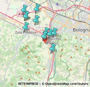 Mappa Via Belvedere, 40033 Casalecchio di Reno BO, Italia (3.34182)