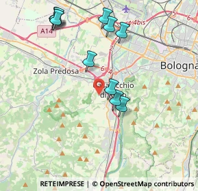 Mappa Via Belvedere, 40033 Casalecchio di Reno BO, Italia (4.25455)