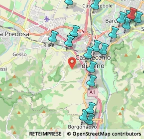 Mappa Via Belvedere, 40033 Casalecchio di Reno BO, Italia (2.608)