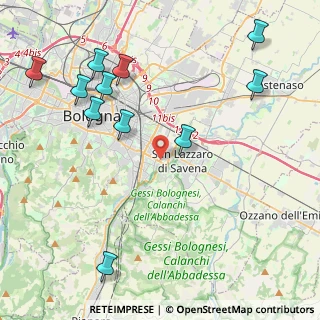Mappa Via Faenza, 40139 Bologna BO, Italia (5.20364)