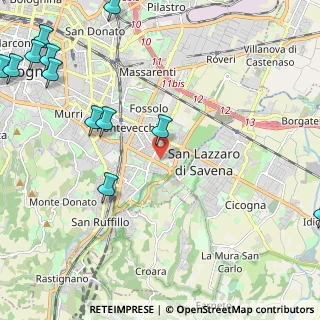 Mappa Via Faenza, 40139 Bologna BO, Italia (3.37583)