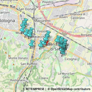 Mappa Via Faenza, 40139 Bologna BO, Italia (1.5305)