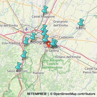 Mappa Via Faenza, 40139 Bologna BO, Italia (7.23818)