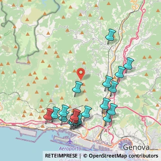 Mappa Via Scarpino, 16162 Genova GE, Italia (4.7865)