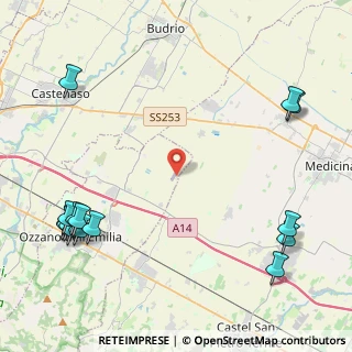 Mappa Via Sabbionara, 40064 Ozzano dell'Emilia BO, Italia (6.32667)
