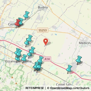 Mappa Via Sabbionara, 40064 Ozzano dell'Emilia BO, Italia (5.534)