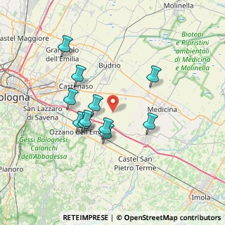 Mappa Via Sabbionara, 40064 Ozzano dell'Emilia BO, Italia (6.37545)