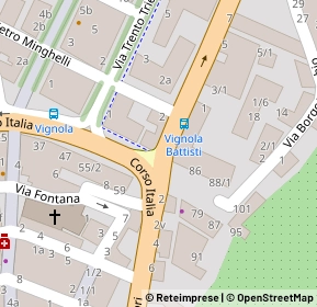 Mappa Via Fontana, 41058 Vignola MO, Italia (0)