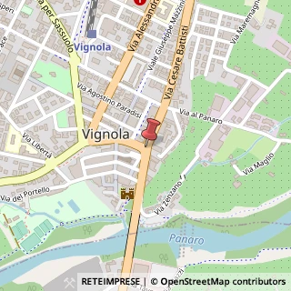 Mappa Via battisti cesare 1, 41058 Vignola, Modena (Emilia Romagna)