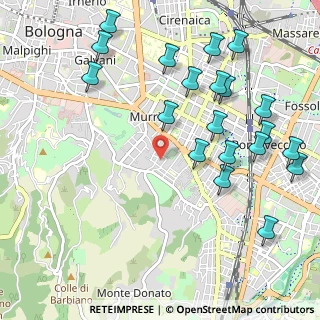 Mappa Via Alessandro Bonci, 40137 Bologna BO, Italia (1.2485)