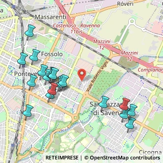 Mappa Via Ettore Nadalini, 40139 Bologna BO, Italia (1.209)