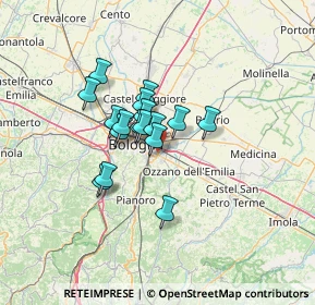 Mappa Via Ettore Nadalini, 40139 Bologna BO, Italia (9.01294)