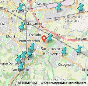 Mappa Via Ettore Nadalini, 40139 Bologna BO, Italia (2.53154)