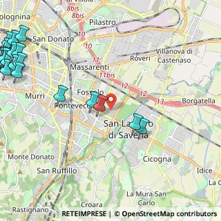 Mappa Via Ettore Nadalini, 40139 Bologna BO, Italia (3.635)
