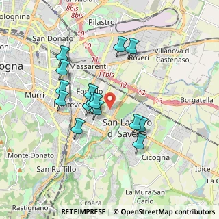 Mappa Via Ettore Nadalini, 40139 Bologna BO, Italia (1.622)