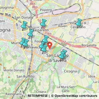 Mappa Via Ettore Nadalini, 40139 Bologna BO, Italia (1.78455)