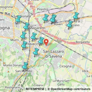 Mappa Via Ettore Nadalini, 40139 Bologna BO, Italia (2.29)