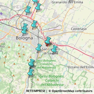 Mappa Via Ettore Nadalini, 40139 Bologna BO, Italia (4.76429)