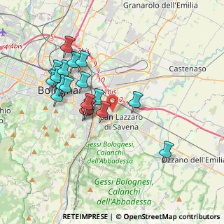 Mappa Via Enrico Golinelli, 40139 Bologna BO, Italia (3.68167)