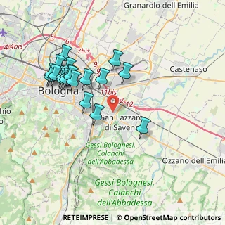 Mappa Via Enrico Golinelli, 40139 Bologna BO, Italia (3.8735)