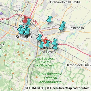 Mappa Via Ettore Nadalini, 40139 Bologna BO, Italia (3.8395)