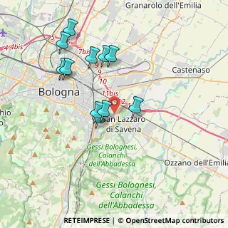 Mappa Via Enrico Golinelli, 40139 Bologna BO, Italia (3.60455)
