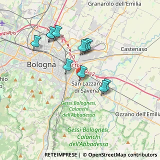 Mappa Via Ettore Nadalini, 40139 Bologna BO, Italia (3.42818)