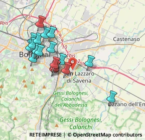 Mappa Via Ettore Nadalini, 40139 Bologna BO, Italia (3.68167)