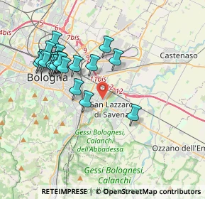 Mappa Via Ettore Nadalini, 40139 Bologna BO, Italia (3.8735)