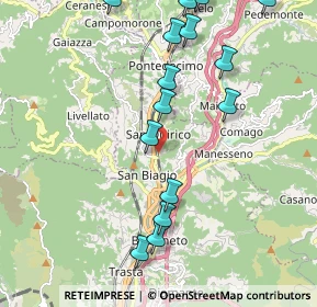 Mappa Via San Quirico, 16163 Genova GE, Italia (2.38267)