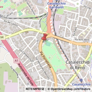 Mappa Via Porrettana, 289, 40033 Casalecchio di Reno, Bologna (Emilia Romagna)