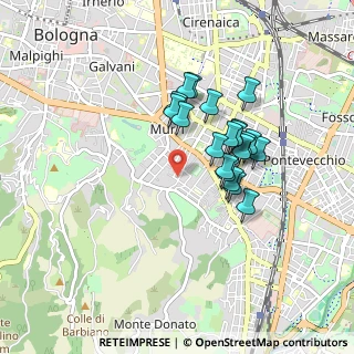 Mappa Via Vincenzo Martinelli, 40137 Bologna BO, Italia (0.728)