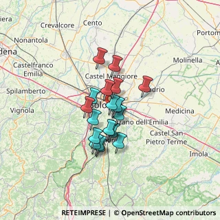 Mappa Via Vincenzo Martinelli, 40137 Bologna BO, Italia (9.16)
