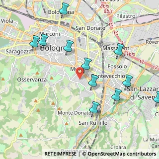 Mappa Via Vincenzo Martinelli, 40137 Bologna BO, Italia (2.34545)