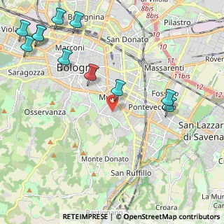 Mappa Via Vincenzo Martinelli, 40137 Bologna BO, Italia (2.91273)