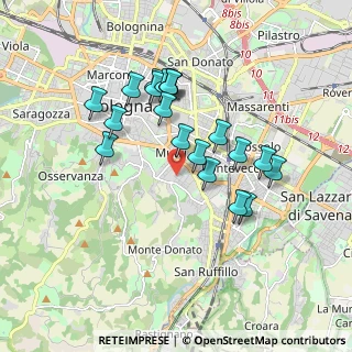 Mappa Via Vincenzo Martinelli, 40137 Bologna BO, Italia (1.651)