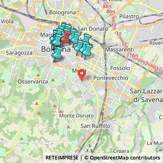 Mappa Via Vincenzo Martinelli, 40137 Bologna BO, Italia (2.0125)